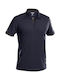 Polo Shirt Sun Protection UPF 50+ Dassy Traxion Blue Midnight Blue Anthracite Grey