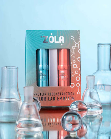 Zola Color Lab Emotion Protein Reconstruction System Lamination Kit Orange Composition 1 2