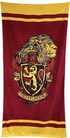 Harry Potter Kinder-Strandtuch Gryffindor Löwe 150 x 75 cm