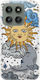 Sun Moon Stars Motorola Edge 60 Fusion 5g Прозрачен TPU Силикон