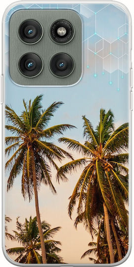 Summer Trees Motorola Edge 60 Fusion 5G Flexible TPU Transparent Silicone