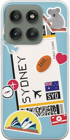 Ticket To Sydney Motorola Edge 60 Fusion 5G Flexible TPU Transparent Silicone