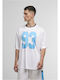 Tricou Bright White/aquarius