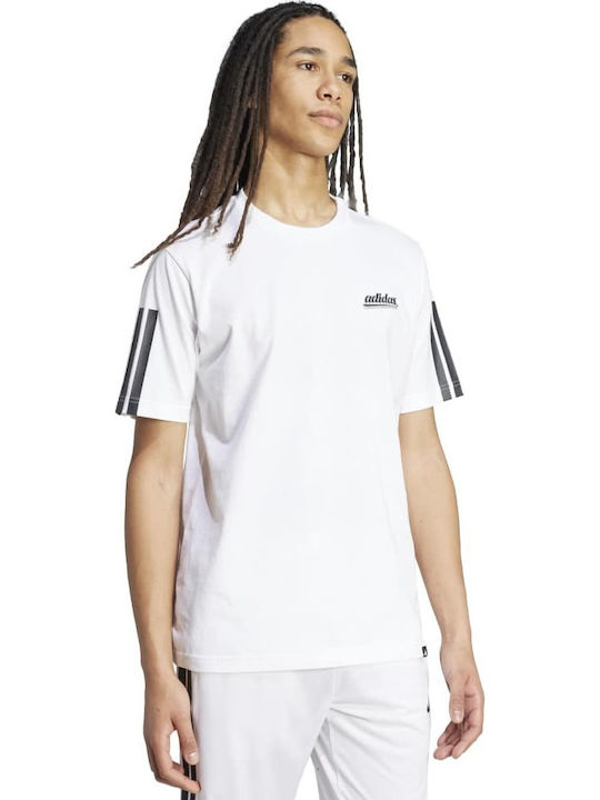 adidas Script T-shirt Λευκό