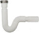 Sink Siphon 1 1/2" Flexible Chrome Nut Bonomini