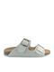 Women's Flat Sandals in White Color