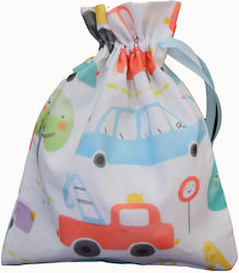 Fabric Wedding Favor Pouch Cars Green 14×18 Set of 12 Pieces