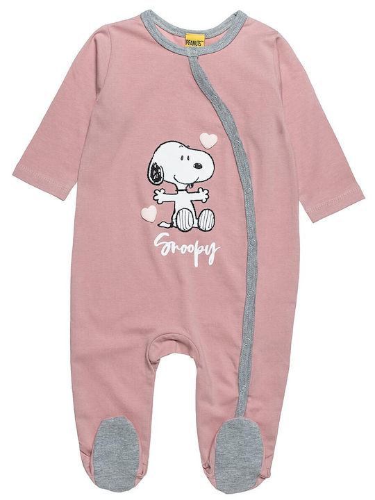 Peanuts Worldwide LLC Baby Bodysuit Long-Sleeved Pink