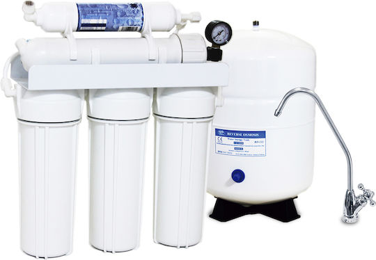HidroWater Σύστημα Αντίστροφης Όσμωσης 5 Σταδίων Ro-5