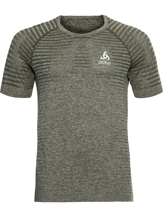 Odlo Essential Seamless Sportliches T-Shirt Oli...