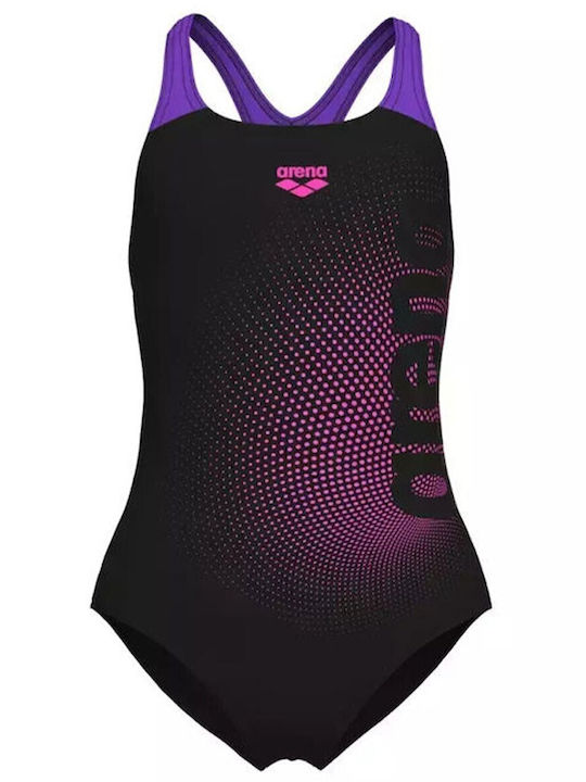Arena Παιδικό Μαγιό Ολόσωμο Black, Purple, Green