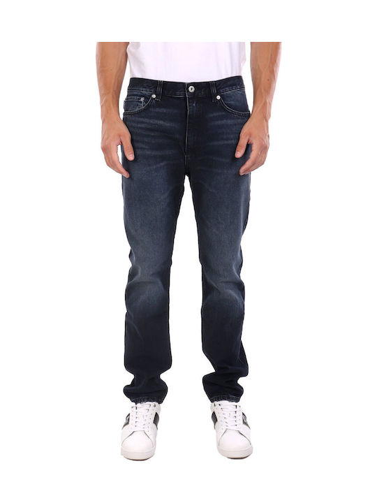 Brody Men's Jeans Pants With Slim Tapered Fit Blue
