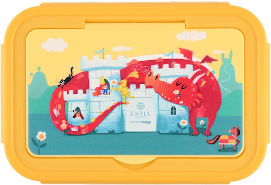 Estia Save The Aegean Plastic Kids' Dinner Set 0.9lt Fortress Dragon 20 x 13.2 x 7cm
