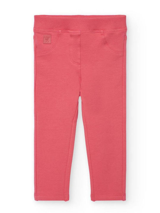 Boboli Kinder Leggings Lang Coral