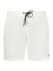 Men's Swimwear Shorts White with Patterns