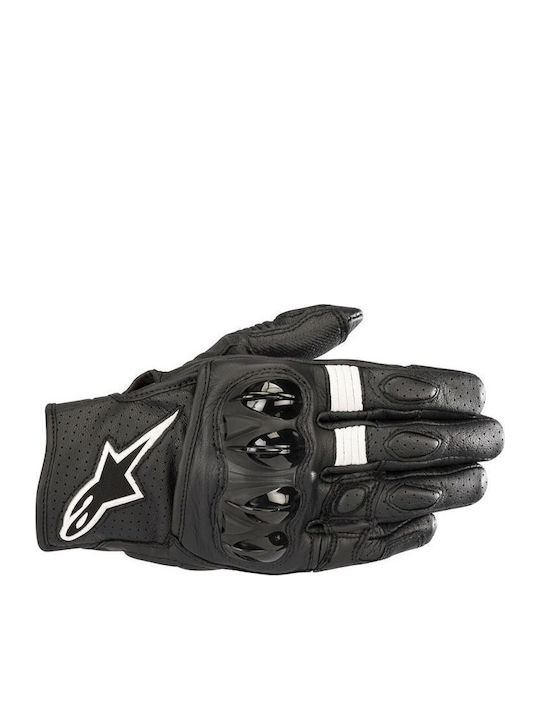 Alpinestars Celer V2 Herren Motorradhandschuhe Leder Black/White