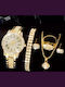 Women's Watch with Gold Metal Bracelet