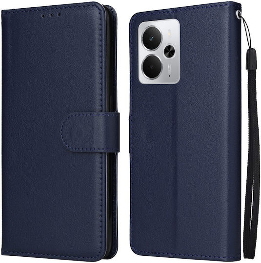 Mad Mask Back Cover Synthetic Leather / Leather Magnetic Blue (Realme 14 5G, Realme P3 5G)