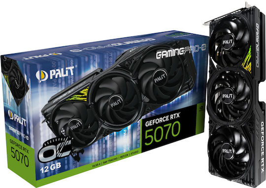 Palit GeForce RTX 5070 12GB GDDR7 GamingPro-S OC Κάρτα Γραφικών