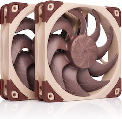 Noctua NF-A12x25 G2 PWM Sx2-PP Case Fan 120mm Καφέ