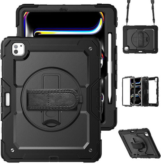 Mad Mask Flip Cover Περιστρεφόμενη Μαύρη (iPad Pro 2024 13")