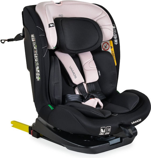 Moni Vamos Baby Car Seat i-Size with Isofix Baby Pink 0-36 kg