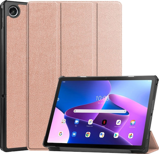 Flip Cover Ροζ Χρυσή (Lenovo Tab M10 Plus 10.6" 3rd Gen)