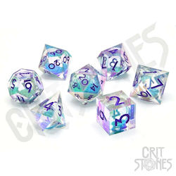 Critstones Liquid Core Würfel Set Fantasia Fluid Elektroplattiert 7 Critstones Liquid Core Würfel Set Fantasia Fluid Elektroplattiert 7