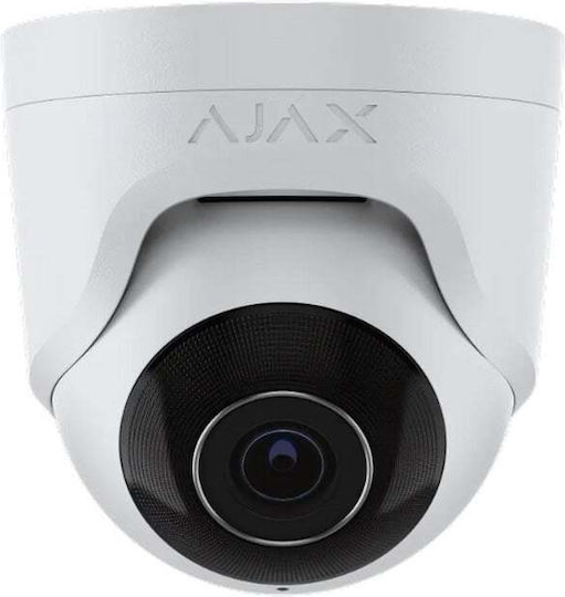 Ajax Systems Turretcam IP Surveillance Camera Full HD+ 5MP Waterproof with Microphone and Lens 4mm