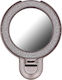 Phone Stand Circle Mirror Stick-on Black Oem