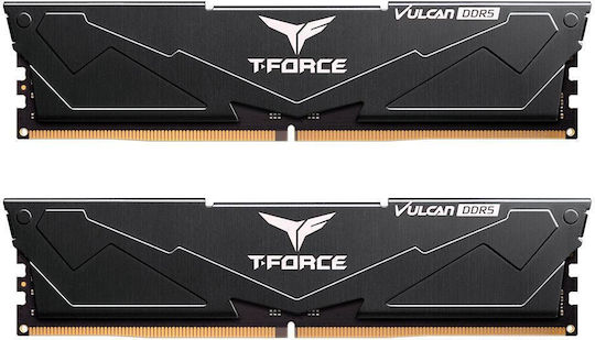 T-Force Vulcan DDR5 32GB RAM with 2x16GB Modules and Speed 6000 for Desktop
