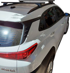 Nordrive Kit Μπάρες Πόδια Nordrive Helio Αλουμινίου Μαύρη Hyundai Kona 2017-2023 2 Τεμάχια Μπ.hkona.09