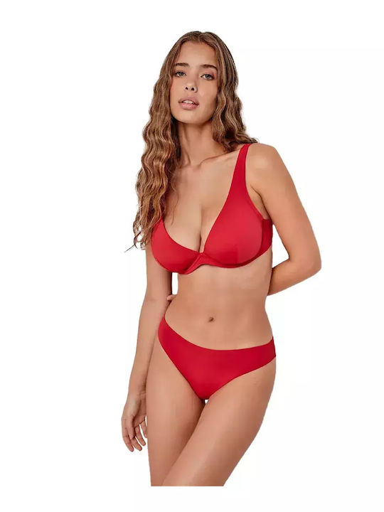 Gisela Bikini Slip Red