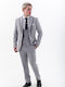 Herrenanzug mit Weste Light Grey