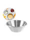 Orion Bol de Servire Rotund Inox Gri cu Diametru 6.5buc