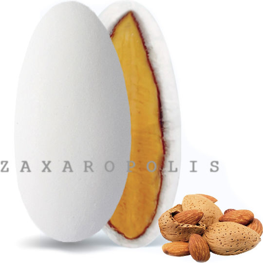 Zaxaropolis luxury Classic Jordan Almonds White 5000gr
