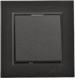 Makel Karea Wall Switch Black
