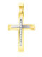 Eforo Women's Gold Cross 14K