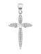 Eforo Women's White Gold Cross 14K