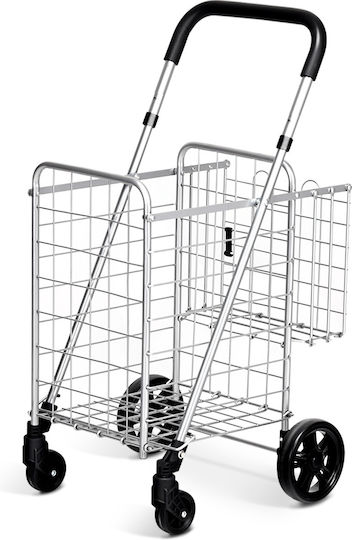 Metallisches Einkaufswagen Klappbar 43x52x89cm