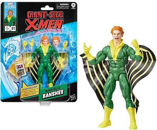 Hasbro Marvel Legends - Marvel's Banshee Action Figure Height 15cm Scale 1:11