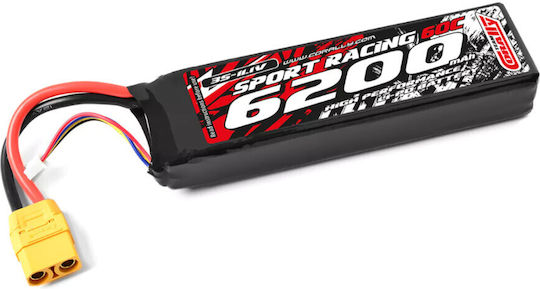 Team Corally Power Racing 60c 6200mah 3s 11,1v Xt-90 Semi-soft Case Team Corally