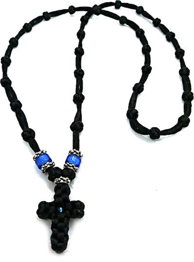 Mount Athos Prayer Beads Necklace Blue Beads Holy Mountain