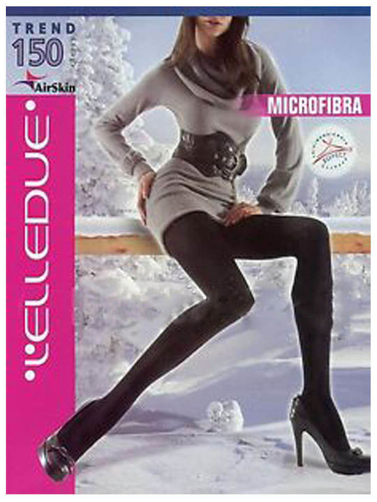 Elledue Women's Pantyhose Opaque 150 Den Moka