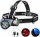 Rechargeable LED Head Flash Light IPX4 with Maximum Brightness 3000 Lumen