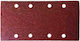 Dedra Γυαλόχαρτο K180 με Τρύπες 92x182mm Σετ 5τμχ