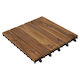 HomeMarkt Wood Garden Decking Board 30x30cm 10pcs
