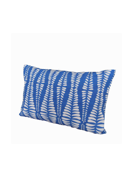 Decocraft Sofa-Kissen aus 100% Baumwolle Blau 35x55cm