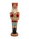Iliadis Nutcracker de Crăciun din Polirosină Înălțime 152cm.