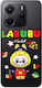 Xiaomi Redmi Note 14 Labubu Mario Transparente Silikon TPU Handyhülle